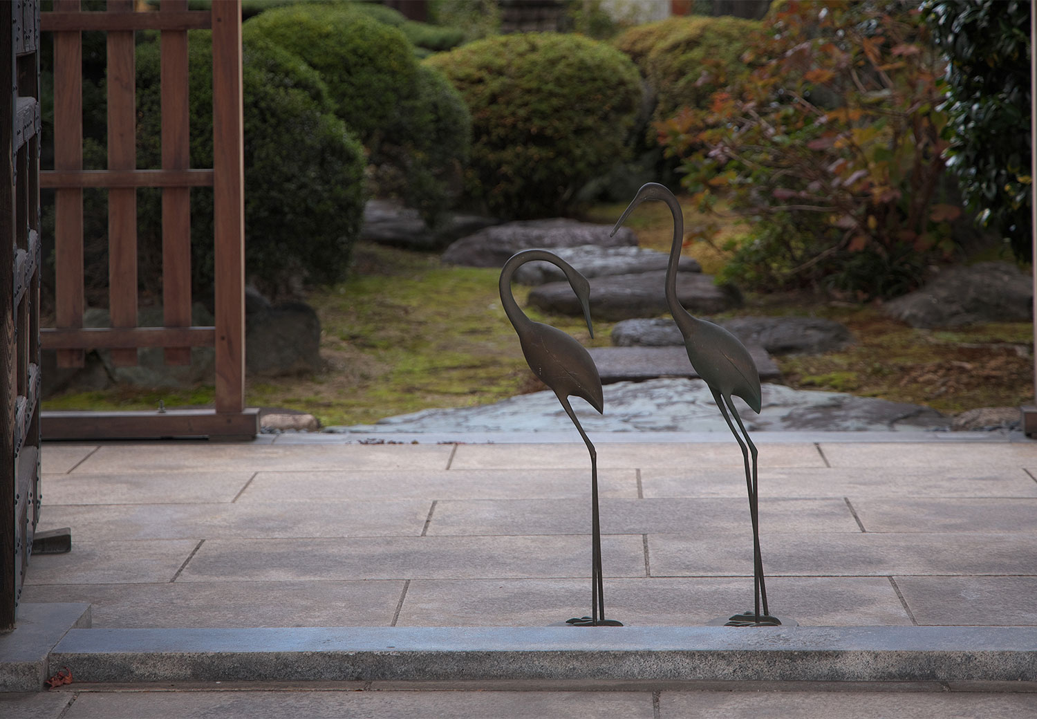 鳥のオブジェ
